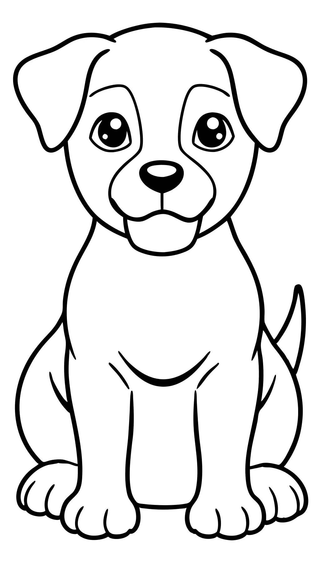 coloriages de chiot